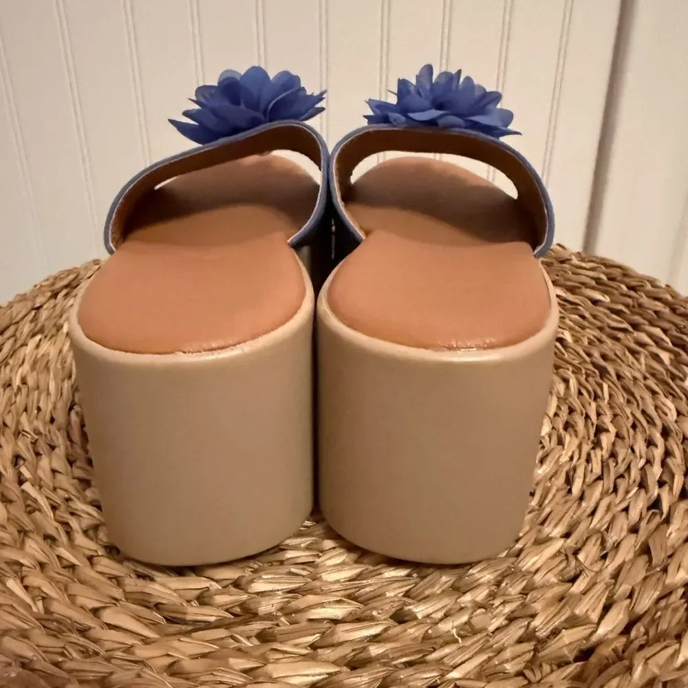PATRIZIA Women's Mumsie Wedge Sandal - 39 - Good Used Condition